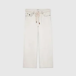 Homme SWEET PANTS BOOTCUT FIT OFF WHITE