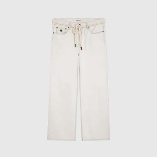 Homme SWEET PANTS BOOTCUT FIT OFF WHITE