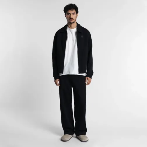 Homme SWEET PANTS CLASSY ZIP BLACK