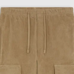 Homme SWEET PANTS CORDUROY CARGO WHITE PEPPER
