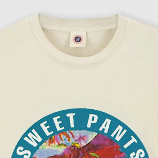 Homme SWEET PANTS CRUISE TEE YACHT CLUB CREAM