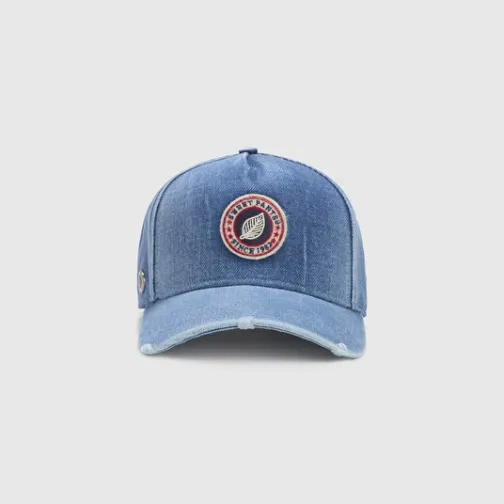 SWEET PANTS DENIM USED CAP BLUE VINTAGE