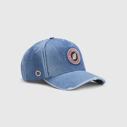 SWEET PANTS DENIM USED CAP BLUE VINTAGE