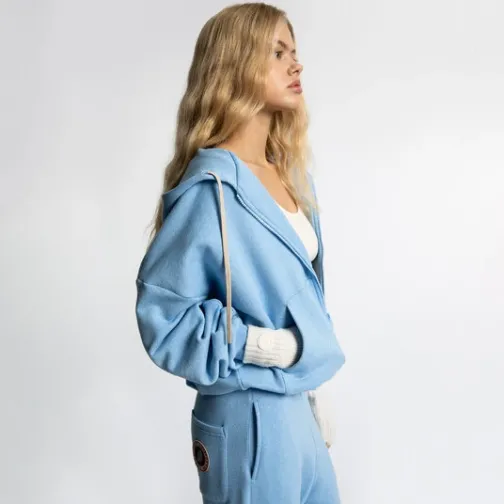 Femme SWEET PANTS ENDLESS ZIP UP VARSITY BLUE