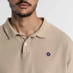 Homme SWEET PANTS FADED POLO WHITE PEPPER