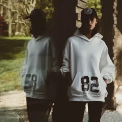 Femme SWEET PANTS 82 HOODIE OFF WHITE