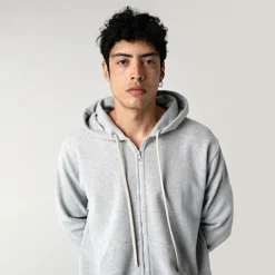 Homme SWEET PANTS ICONIC ZIP UP GREY MARL