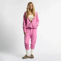 Femme SWEET PANTS ICONIC ZIP UP PEONY