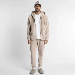 Homme SWEET PANTS ICONIC ZIP UP WHITE PEPPER