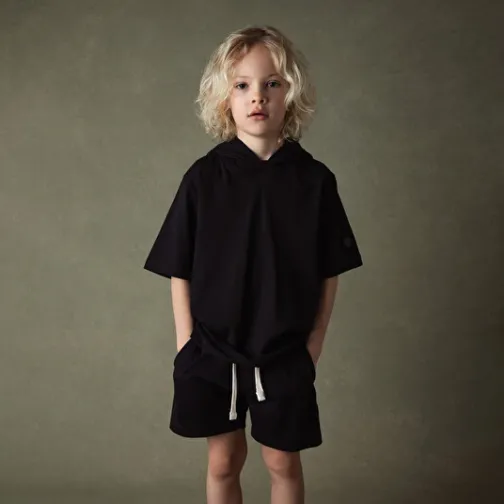 Enfant SWEET PANTS KID JERSEY SHORT BLACK