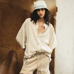 Femme SWEET PANTS LA TUNIQUE BOXY CREAM