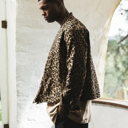Homme SWEET PANTS LA VESTE LEOPARD