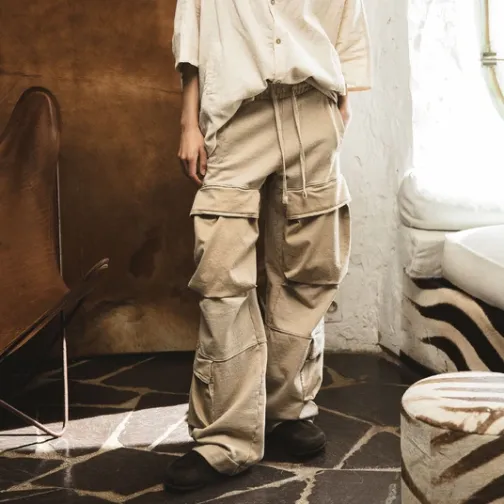 Femme SWEET PANTS LE CARGO WHITE PEPPER