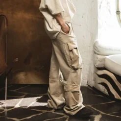 Femme SWEET PANTS LE CARGO WHITE PEPPER
