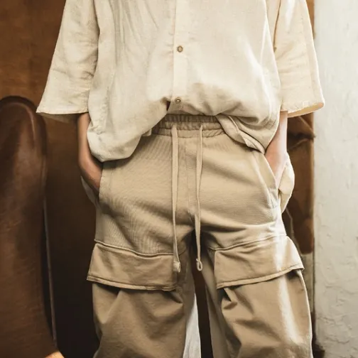 Femme SWEET PANTS LE CARGO WHITE PEPPER