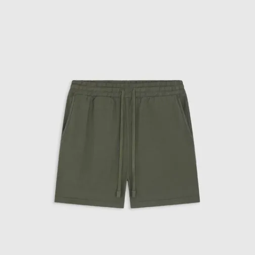 Homme SWEET PANTS LINEN SHORT ARMY