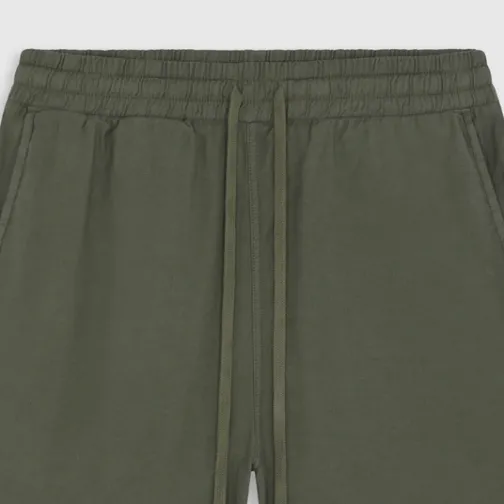 Homme SWEET PANTS LINEN SHORT ARMY