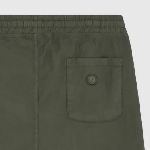 Homme SWEET PANTS LINEN SHORT ARMY