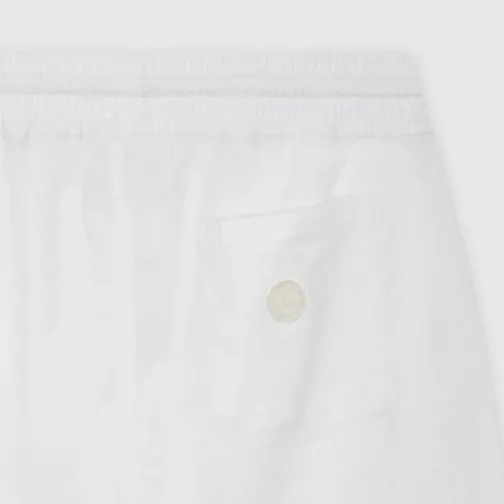 Homme SWEET PANTS LINEN SHORT OFF WHITE