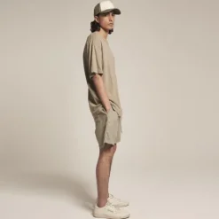Homme SWEET PANTS LINEN SHORT SAND