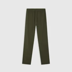Homme SWEET PANTS LINEN TAPER ARMY