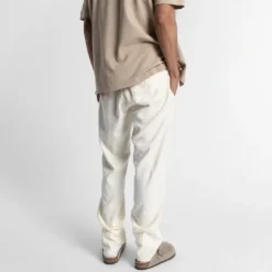 Homme SWEET PANTS LINEN TAPER MILK