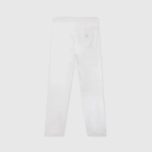 Homme SWEET PANTS LINEN TAPER OFF WHITE