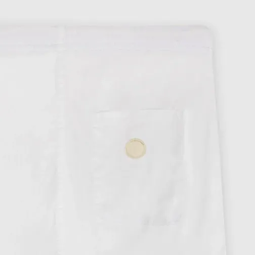 Homme SWEET PANTS LINEN TAPER OFF WHITE
