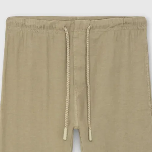Homme SWEET PANTS LINEN TAPER SAGE