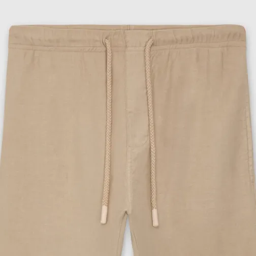 Femme SWEET PANTS LINEN TAPER SAND