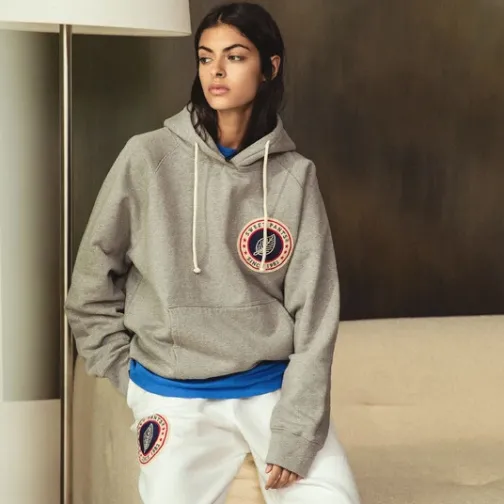 Femme SWEET PANTS OG HOOD GREY MARL