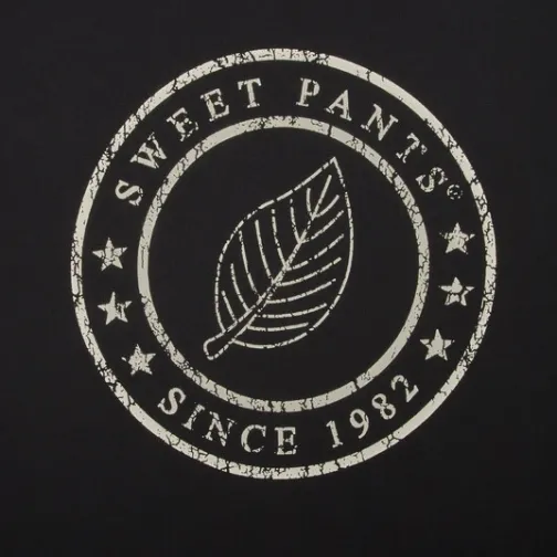 Femme SWEET PANTS OG PRINT TEE BLACK