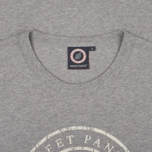 Homme SWEET PANTS OG PRINT TEE GREY MARL