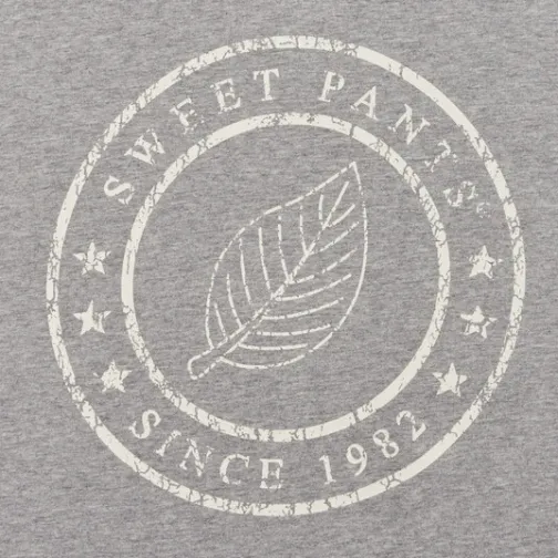 Homme SWEET PANTS OG PRINT TEE GREY MARL