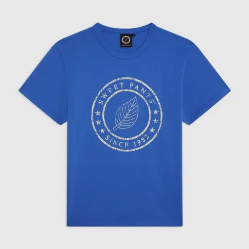 Femme SWEET PANTS OG PRINT TEE ROYAL