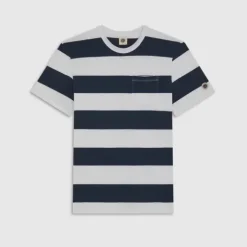 Femme SWEET PANTS OG STRIPED TEE NIGHT WHITE