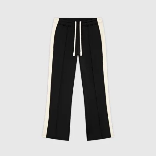 Femme SWEET PANTS PIQUE FLARE BLACK