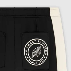 Femme SWEET PANTS PIQUE FLARE BLACK