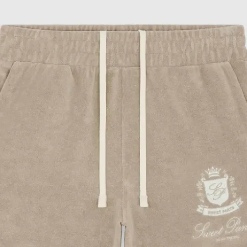 Homme SWEET PANTS SPONGE BERMUDA WHITE PEPPER