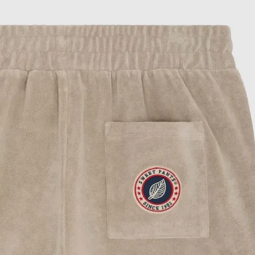 Homme SWEET PANTS SPONGE BERMUDA WHITE PEPPER