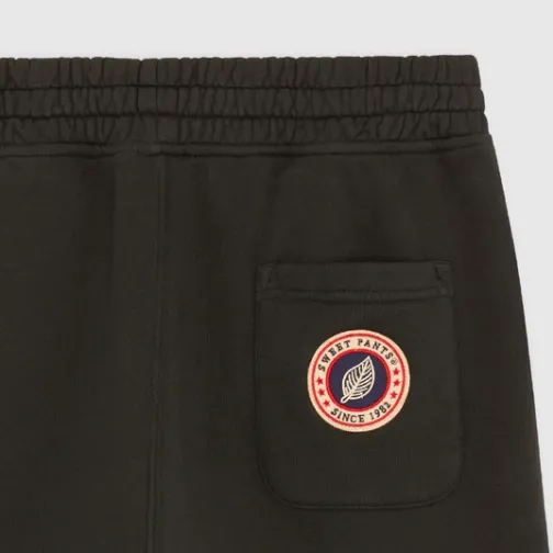Homme SWEET PANTS WASH BERMUDA BLACK