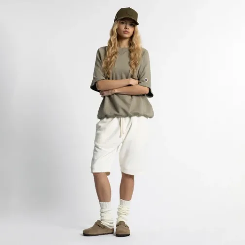 Femme SWEET PANTS WASH BERMUDA OFF WHITE
