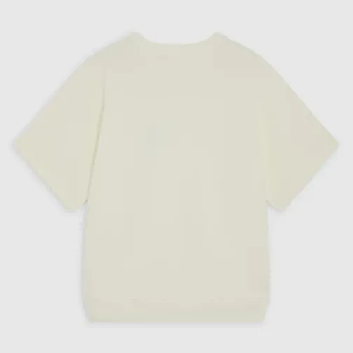 Homme SWEET PANTS WASH CREW MC OFF WHITE