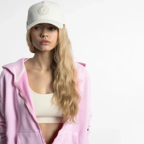 Femme SWEET PANTS WASH ZIP UP BLUSH