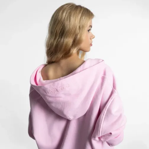 Femme SWEET PANTS WASH ZIP UP BLUSH