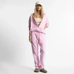 Femme SWEET PANTS WASH ZIP UP BLUSH