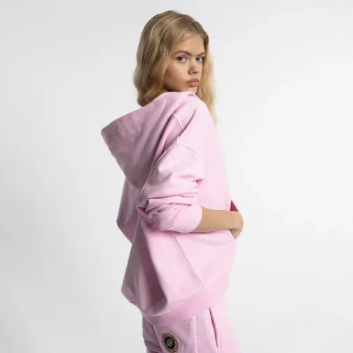 Femme SWEET PANTS WASH ZIP UP BLUSH