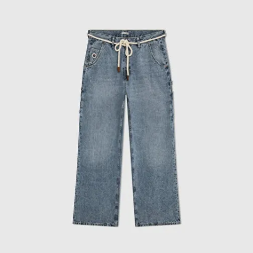 Femme SWEET PANTS WORKER BLUE VINTAGE