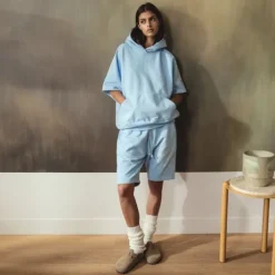 Femme SWEET PANTS YOKE BERMUDA VARSITY BLUE
