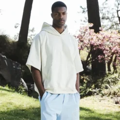 Homme SWEET PANTS YOKE HOODIE MILK